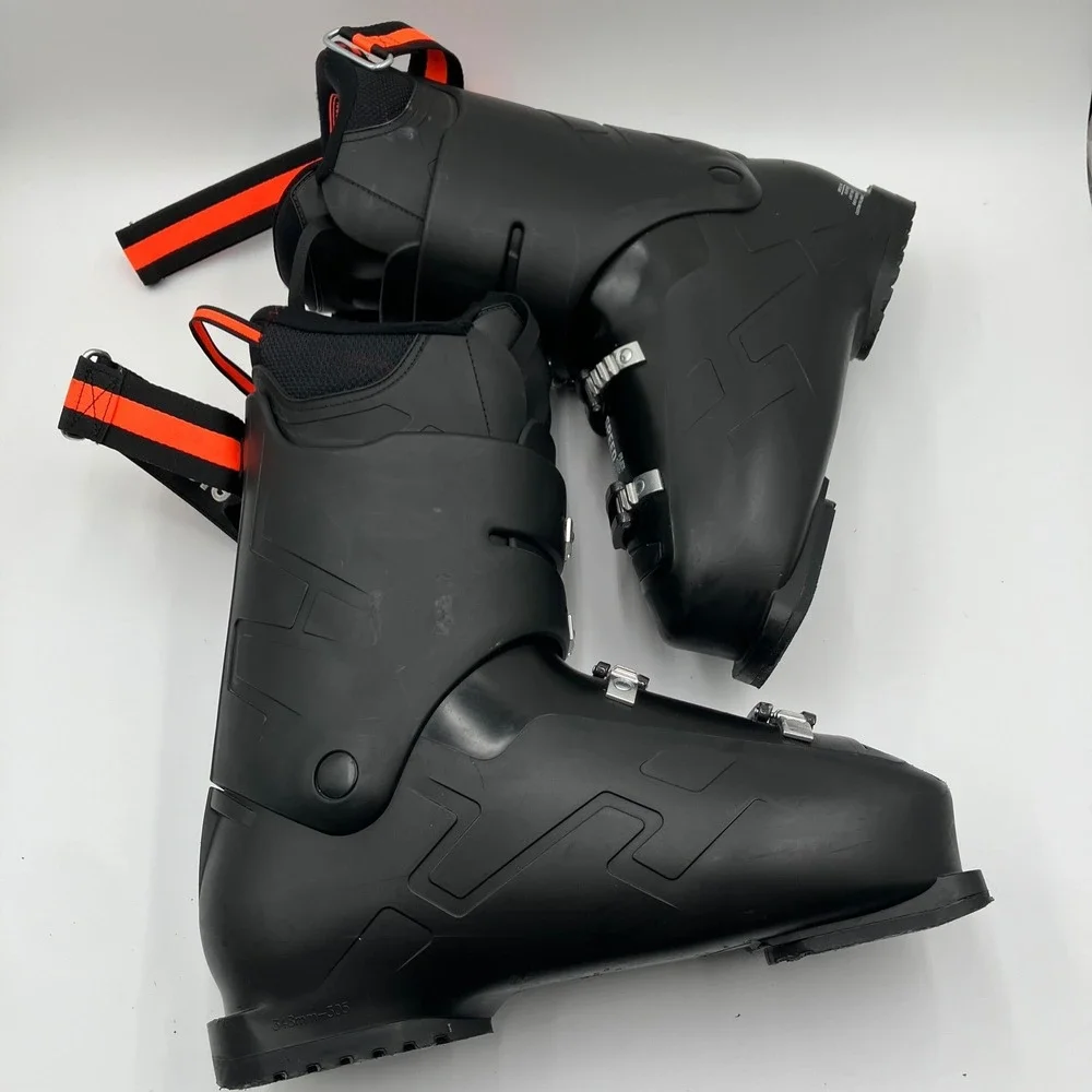 Rossignol Speed 90 Mens Alpine Ski Boots Black Orange Mondo 30.5-31.0 348mm